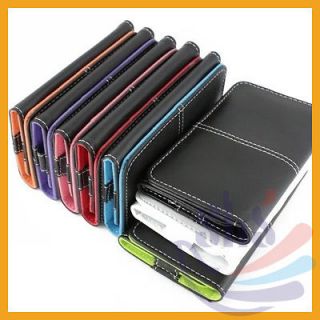 Wallet PU Leather Side Flip Case Cover for iPhone 4 3GS 3 6 color to 