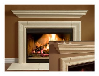 cast stone fireplace mantel in Fireplace Mantels & Surrounds