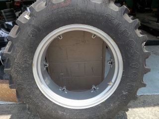   Ford Deere FIRESTONE SAT II 6 ply Farm Tractor Tires w/6 Loop Wheels