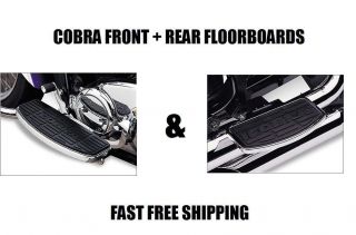 NEW COBRA FRONT AND REAR FLOORBOARDS 95 99 HONDA SHADOW 1100 ACE