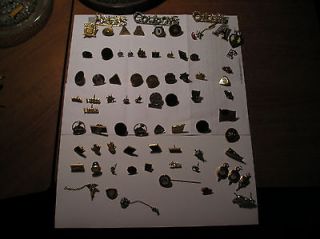large assortment,shi​rt,tie,hat,ect​ pins, a must look
