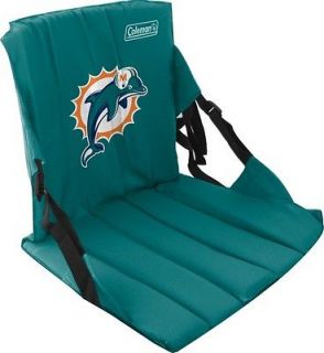 Miami Dolphins Stadium Seat NFL Coleman Folding Waterproof Chair New