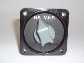 RAF RN Aircraft Radio Selector Switch HF VHF 5CW