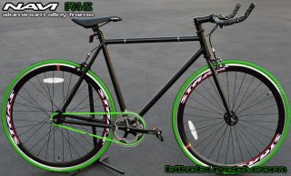   Aluminum Alloy Fixie Fixed Gear road Bike Bicycle 54cm 540mm MBKgrn