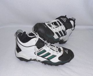 adidas mens football cleat 14 green black white shoe high top