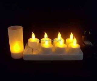   LED Tea Light Candles Set of 6, Flameless & Environmental Friendly