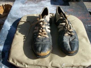 Vintage 1960’s Low Top Leather Sole Football Shoes