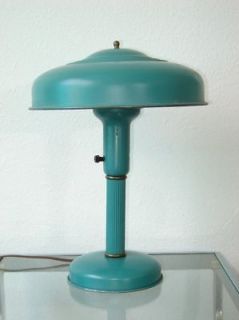 1950s Mid Century Modern Flying Saucer Lamp