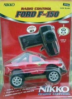 NEW Nikko RC Radio Control Red Ford F 150 4x4 Off Road Truck wHigh 