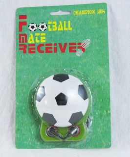 Soccer Ball FM Receiver Transistor Radio mint MIB
