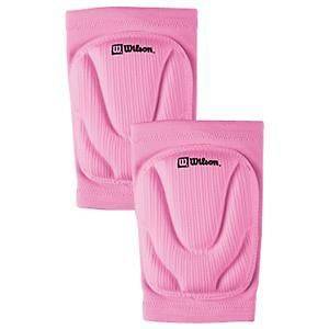   Adult Sz Set of 2 PINK Volleyball KNEE PADS Cushioned Foam & Sleeve