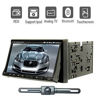   Car CD DVD Player 7 Touch Screen VCD Stereo TV FM Radio+CAMERA
