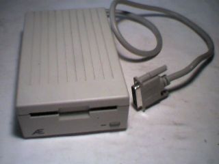 Mac Macintosh 128K 512K Plus SE Vintage 800K External Floppy Drive AE