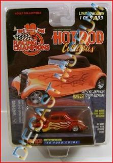 1940 40 FORD COUPE HOT ROD MAGAZINE DIECAST RACING CHAMPIONS RC RARE
