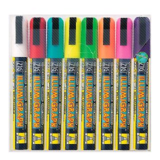   Broad Tip Markers 8/Pk 6mm markers Chalk/Chalkboa​rd Menu Markers