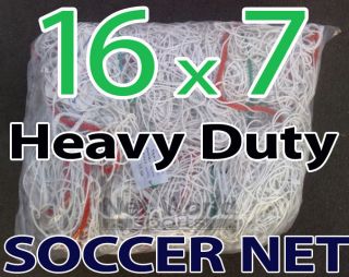 Soccer Net   16 x 7 Goal Post Net **Heavy Duty** 24h Ship [Net World]
