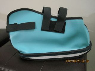 Cast Boot Surgical Shoe Post Operative Closed Toe Vinyl Blue Color 