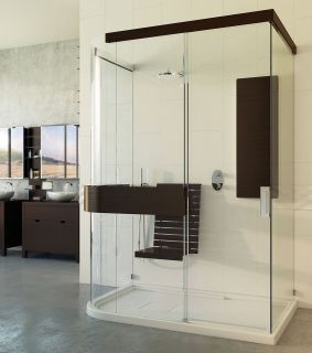frameless shower enclosure in Shower Enclosures & Doors
