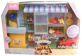 Barbie Happy Family Shopping Fun Playset Supermarket Brand New