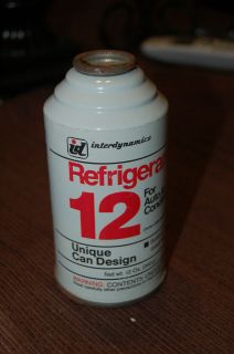 Interdynamics R12 Freon Refrigerant for Auto Air Conditioners 12oz Can