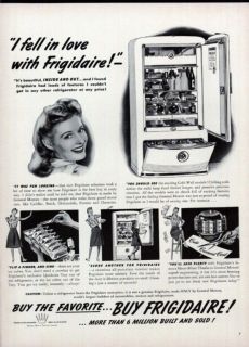 1941 Frigidaire Electric Refrigerator By GM Vintage Ad