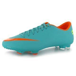   Mercurial Victory III FG Football Soccer Boots   Retro Blue/Orange