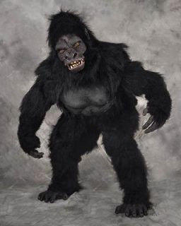   Professional Gorilla Ape Adult Halloween Costume Fits Upto 6 5 Men