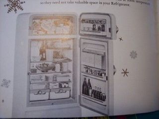 Hotpoint Food Refrigerator F​reezer Instruction Recipes cook book