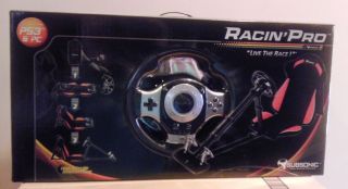   Racing Racin Pro Seat, Steering wheel and Pedals for PS3 and PC Orange