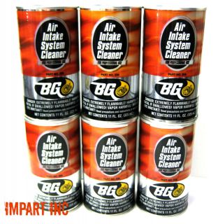 BG Air Intake System Cleaner (6) 11oz. Can New from the makers of 