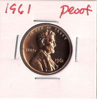 1961 GEM PROOF LINCOLN MEMORIAL CENT ~ I HAVE ALL 1959 1969 P D S 