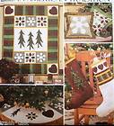   Tradition Christmas tree skirt quilt pattern applique snowflake tree