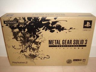   Metal Gear Solid 3 Subsistence Premium Package Headset Game Discs JP