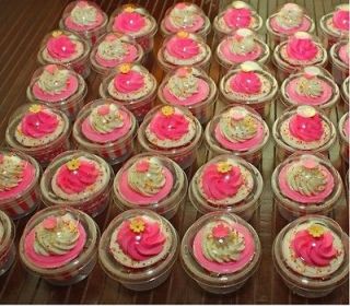 60 Cupcake Favor Boxes   Clear Plastic Containers Any Occassion