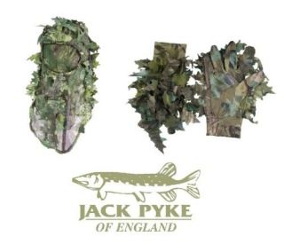 Jack Pyke LLCS Camo Balaclava & Gloves   ghillie suit