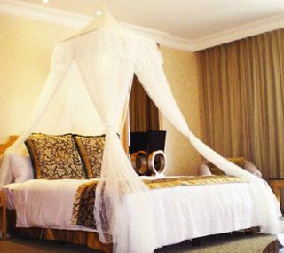 BALI RESORT Style Bed Canopy Mosquito Net Netting Mesh