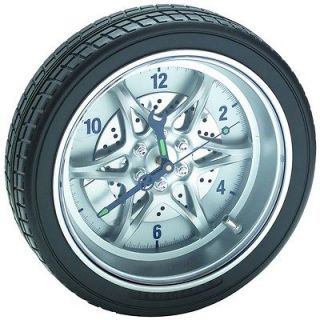 Tire Rim Gear Clock man cave or shop