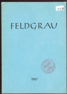 FELDGRAU   German Militaria journal 1967 # 5