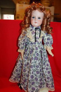 Antique German Doll Armand Marseille 370 Leather Body