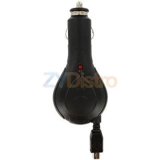 Retractable Car Charger for Garmin Nuvi 205W 250W 200 255 260W 265T 