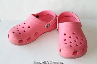   Pink Cayman Clogs Water Beach Pool Slides Sandals Shoes Girls Womens 5