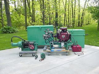 PORTABLE HYDRAULIC RECOVERY WINCH       18 H.P. GAS OPERATED