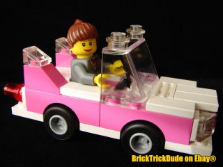   CAR CUSTOM BUILDING KIT of new LEGO® includes Minifigure Girl
