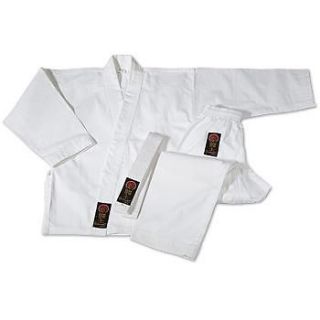 ProForce Gladiator Karate Uniform Gi w/ White Belt Adult Child 