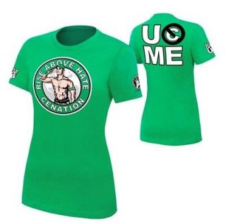   Cena Rise Above Hate Womens Authentic WWE Shirt Sz Small Ships Free