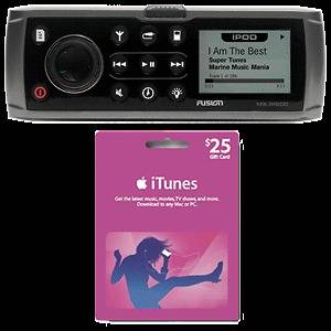   MS IP600G Marine iPod Docking Stereo Promo w/FREE $25 iTunes Gift Card