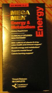 NEW GNC Mega Men Energy and Metabolism GNC Vitamin 90 Caps GNC 