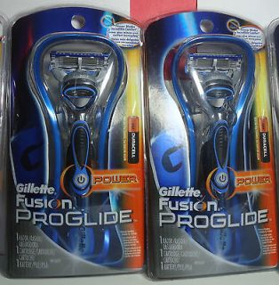 NEW GILLETTE FUSION POWER PROGLIDE RAZORS WITH CARTRIDGES**** FREE 