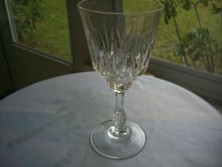Royal Crystal Rock   unknown pattern Lead Crystal Water / Wine Glass