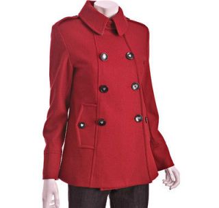 350NWT Betsey Johnson Pea Coat / Jacket    Size 4 Red